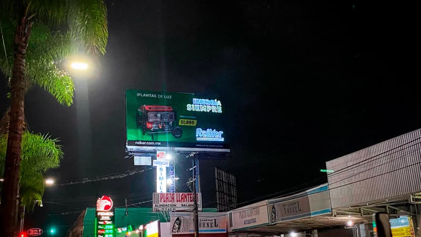 Publicidad con luces led en mexico