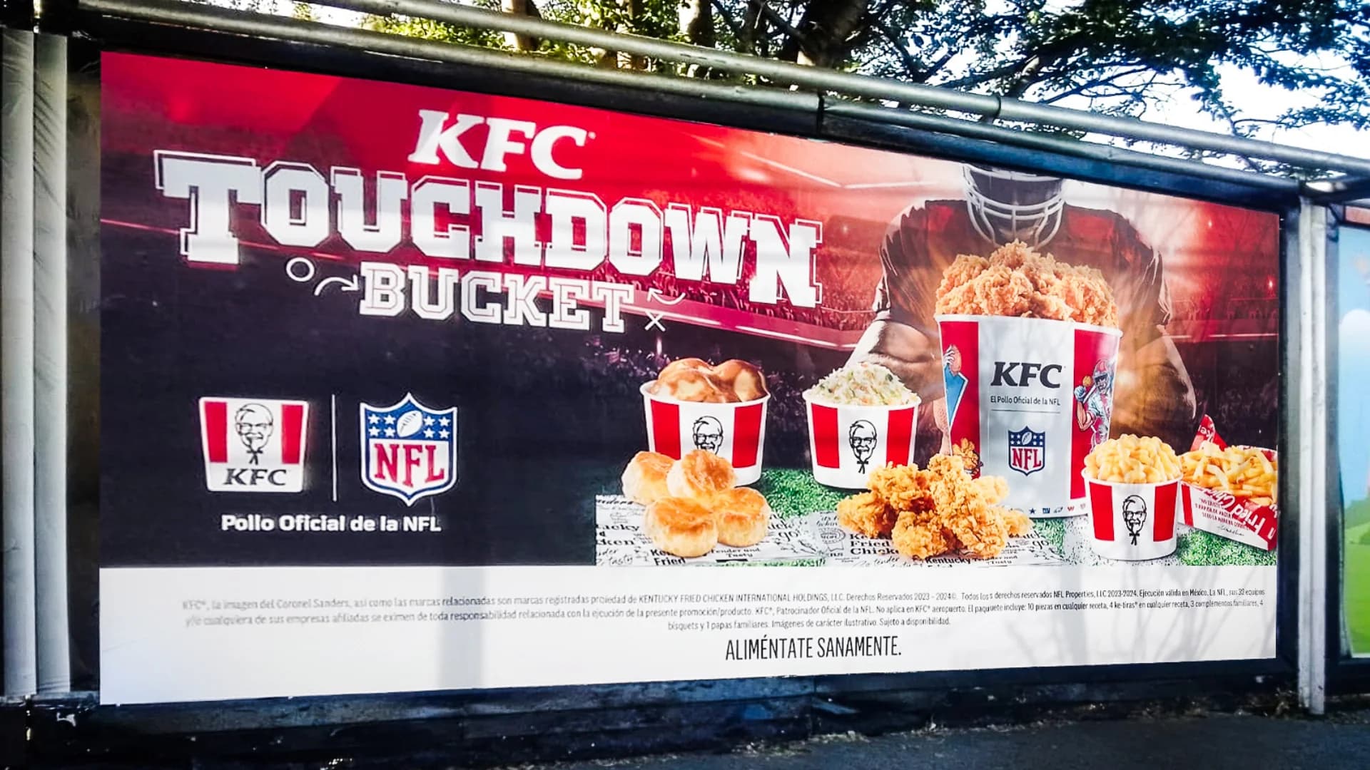 Valla fija en monterrey kfc